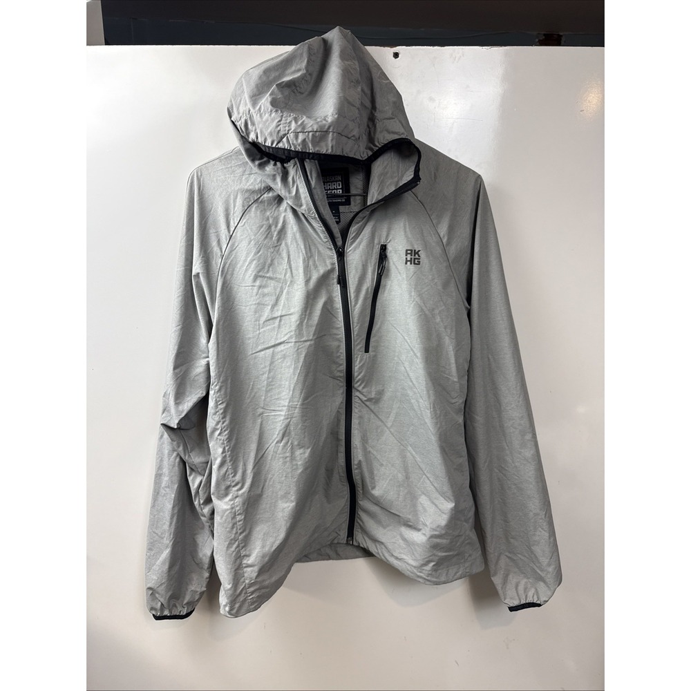 Duluth Alaskan Hard Gear Lightweight Shell Hiking Jacket Zipper Outdoor Mens Med